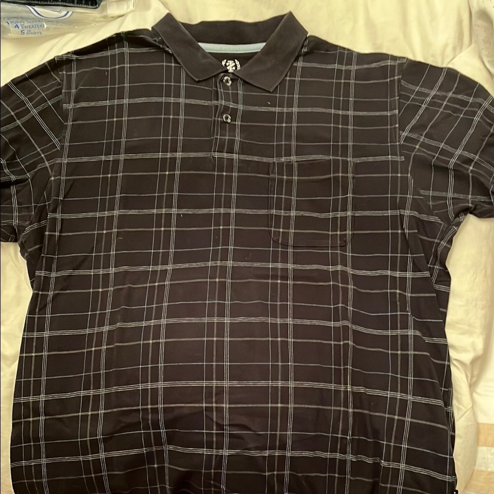 Izod Black Polo Shirt Classic Design